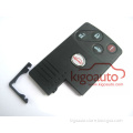 Replacement key housing 3button panic smart card shell for Mazda